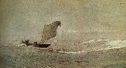 Winslow Homer Vessels away by strong wind Spain oil painting artist